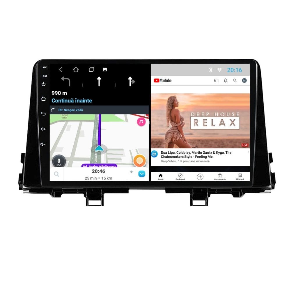 Navigatie dedicata cu Android Kia Picanto dupa 2017, 1GB RAM, Radio GPS Dual Zone, Display HD IPS 9" Touchscreen, Internet Wi-Fi, Bluetooth, MirrorLink, USB - Imagine 7