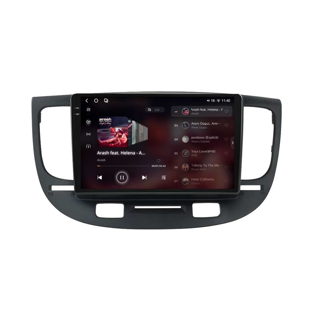 Navigatie dedicata cu Android Kia Rio II 2005 - 2011, 12GB RAM, Radio GPS Dual Zone, Display 2K QLED 9.5