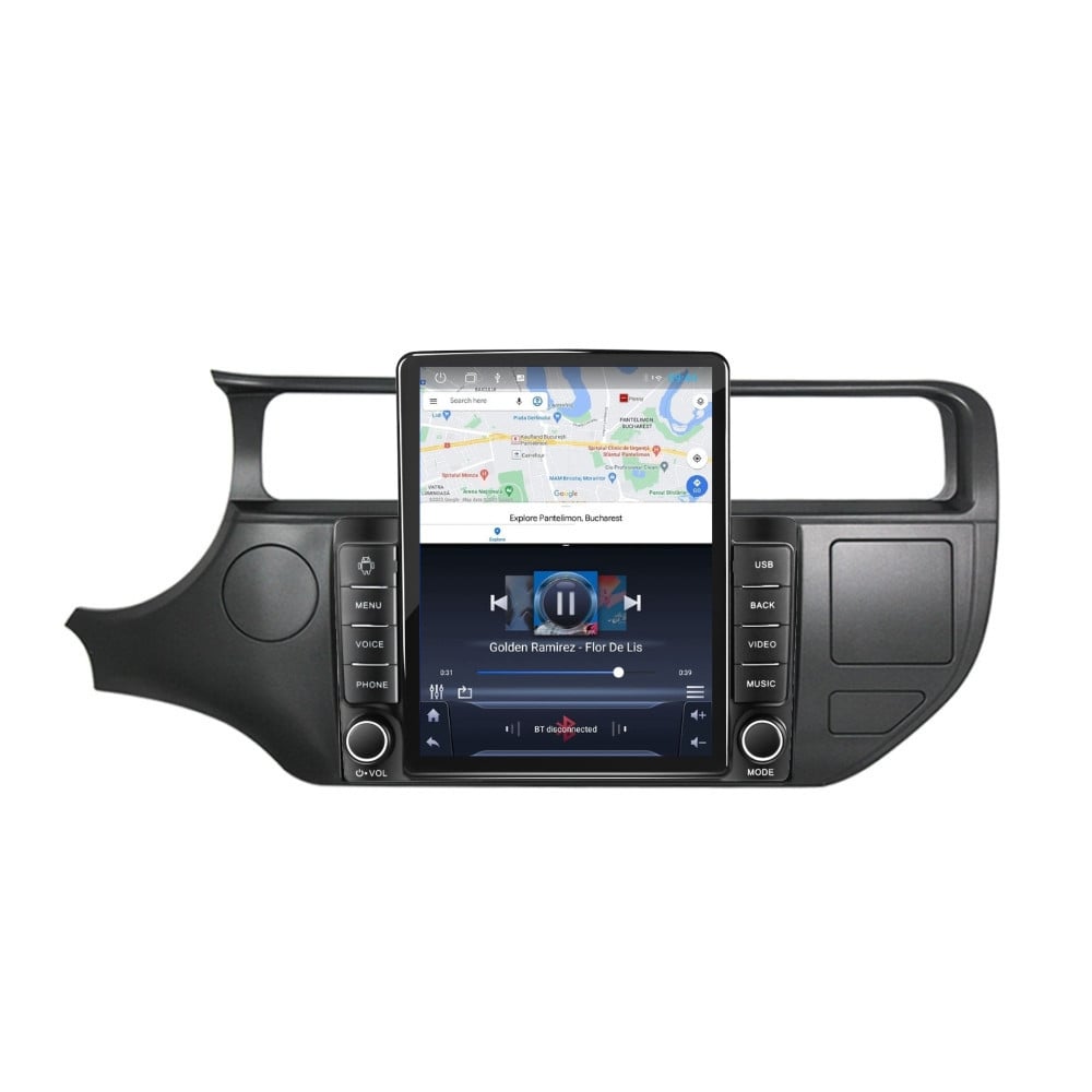 Navigatie dedicata cu Android Kia Rio III 2011 - 2014, 2GB RAM, Radio GPS Dual Zone, Touchscreen IPS 9.7