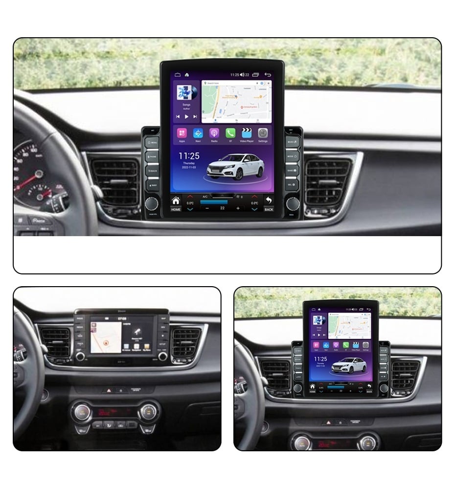 Navigatie dedicata cu Android Kia Rio IV 2017 - 2024, 4GB RAM, Radio GPS Dual Zone, Touchscreen IPS 9.7