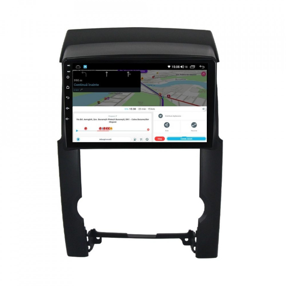 Navigatie dedicata cu Android Kia Sorento II 2009 - 2012, 8GB RAM, Radio GPS Dual Zone, Display HD QLED 10" Touchscreen, Internet Wi-Fi si slot SIM 4G, Bluetooth, MirrorLink, USB - Imagine 8
