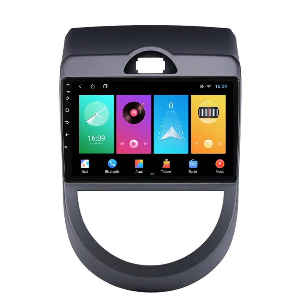 Navigatie dedicata cu Android Kia Soul 2009 - 2013, 4GB RAM, Radio GPS Dual Zone, Display HD IPS 9" Touchscreen, Internet Wi-Fi, Bluetooth, MirrorLink, USB - Imagine 2