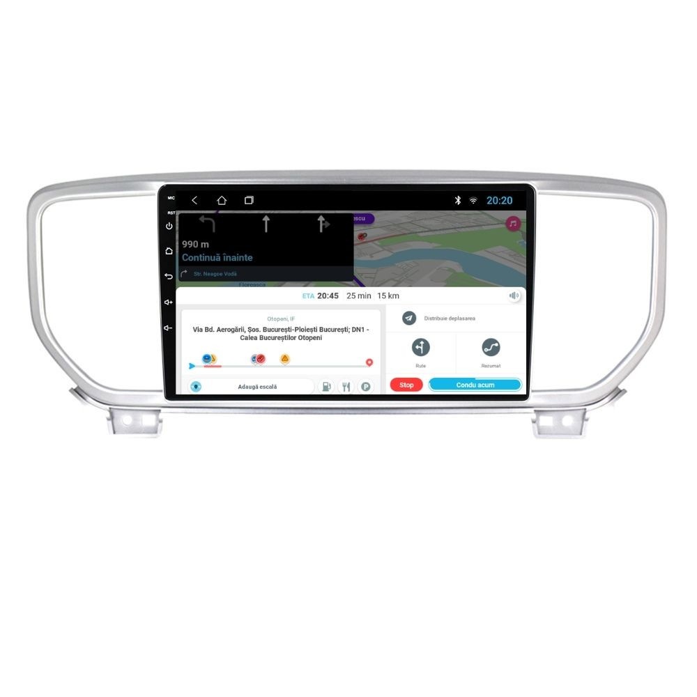 Navigatie dedicata cu Android Kia Sportage 2018 - 2021, 2GB RAM, Radio GPS Dual Zone, Display HD IPS 9" Touchscreen, Internet Wi-Fi, Bluetooth, MirrorLink, USB - Imagine 8