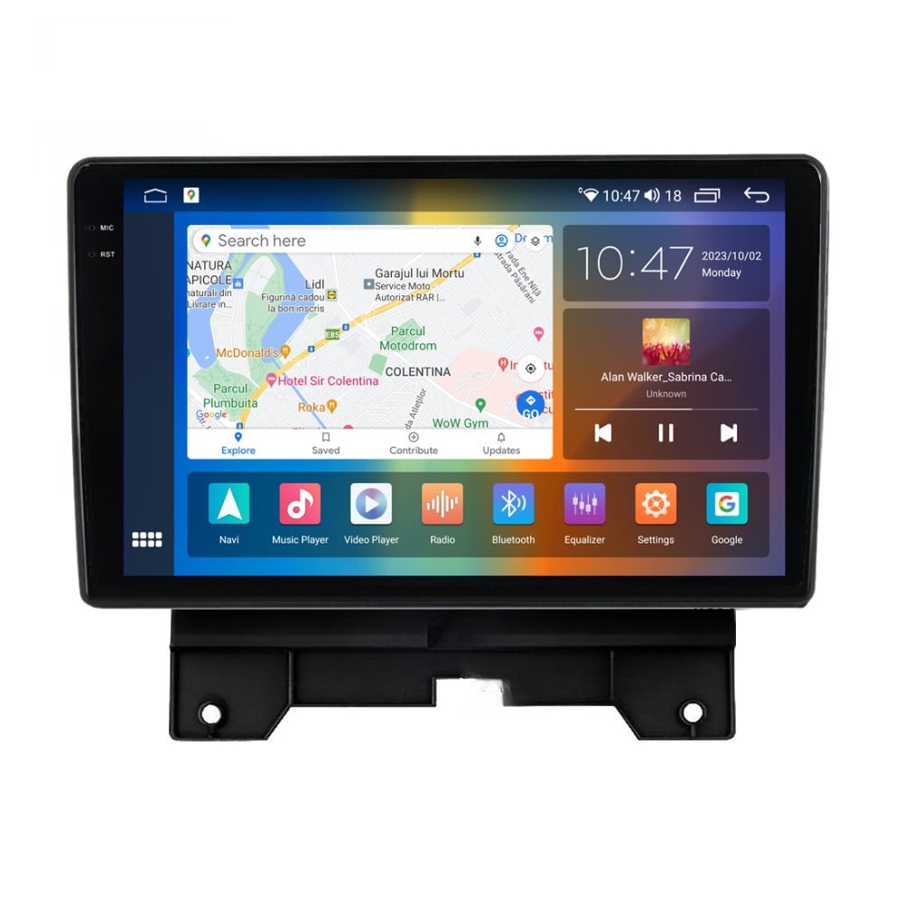 Navigatie dedicata cu Android Land Rover Range Rover Sport I 2009 - 2013, 4GB RAM, Radio GPS Dual Zone, Display 2K QLED 9.5