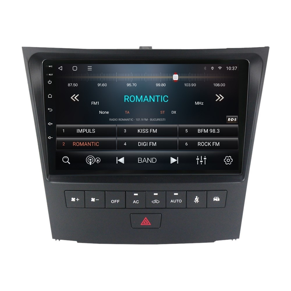 Navigatie dedicata cu Android Lexus GS 2005 - 2012, 3GB RAM, Radio GPS Dual Zone, Display HD QLED 9