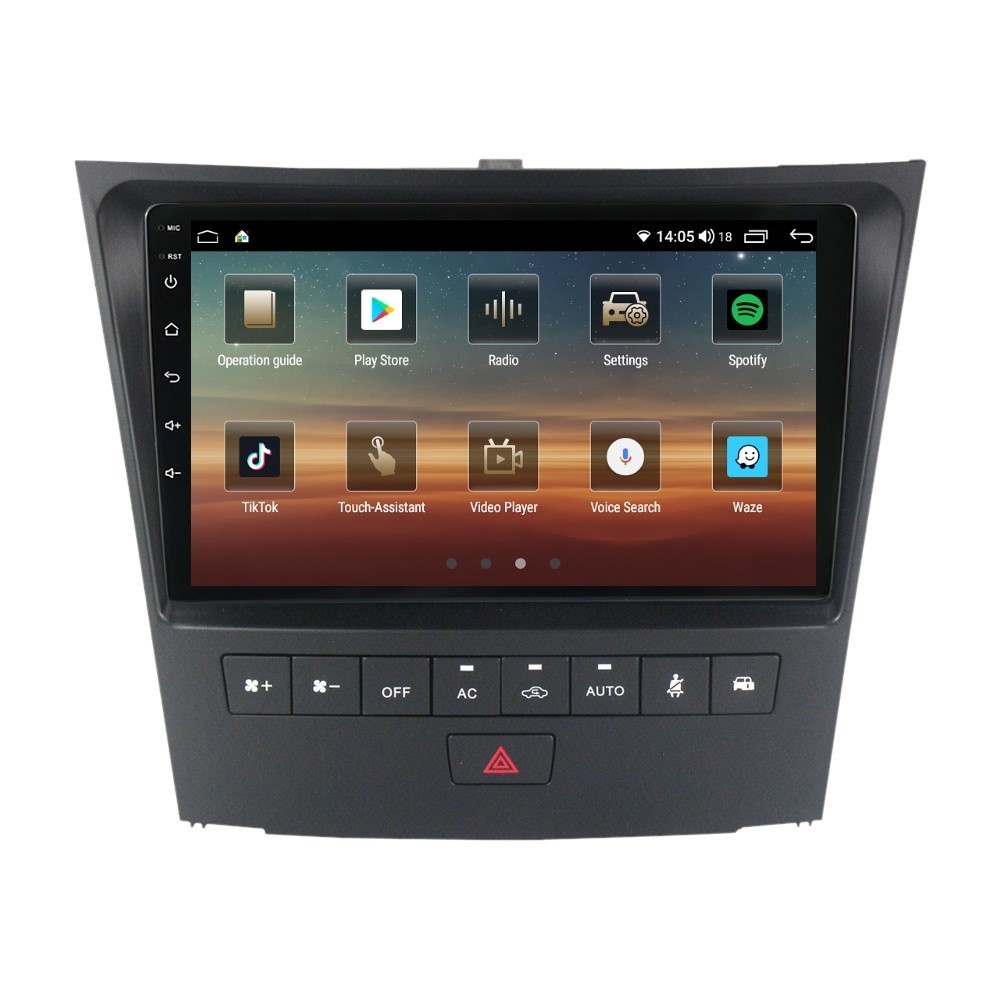 Navigatie dedicata cu Android Lexus GS 2005 - 2013, 4GB RAM, Radio GPS Dual Zone, Display HD QLED 9