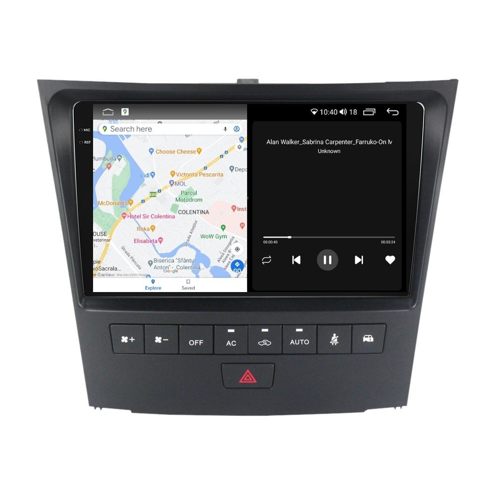 Navigatie dedicata cu Android Lexus GS 2005 - 2013, 8GB RAM, Radio GPS Dual Zone, Display 2K QLED 9.5