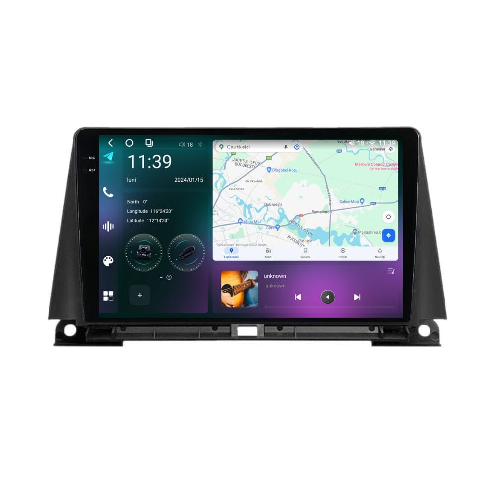 Navigatie dedicata cu Android Lexus NX 2014 - 2020, 12GB RAM, Radio GPS Dual Zone, Display 2K QLED 9.5