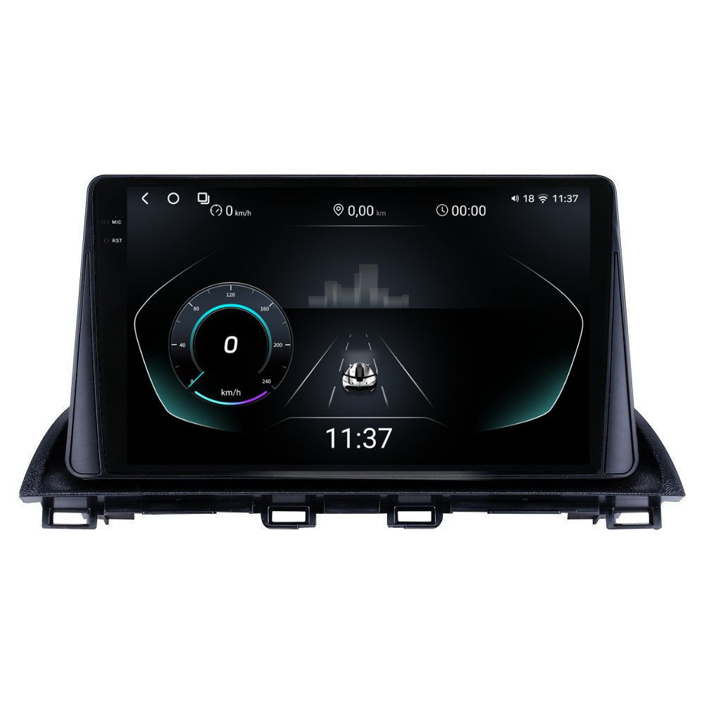 Navigatie dedicata cu Android Mazda 3 2013 - 2019, 12GB RAM, Radio GPS Dual Zone, Display 2K QLED 9.5