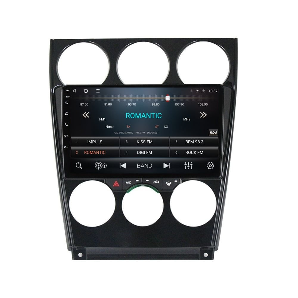 Navigatie dedicata cu Android Mazda 6 2002 - 2008, 3GB RAM, Radio GPS Dual Zone, Display HD QLED 9