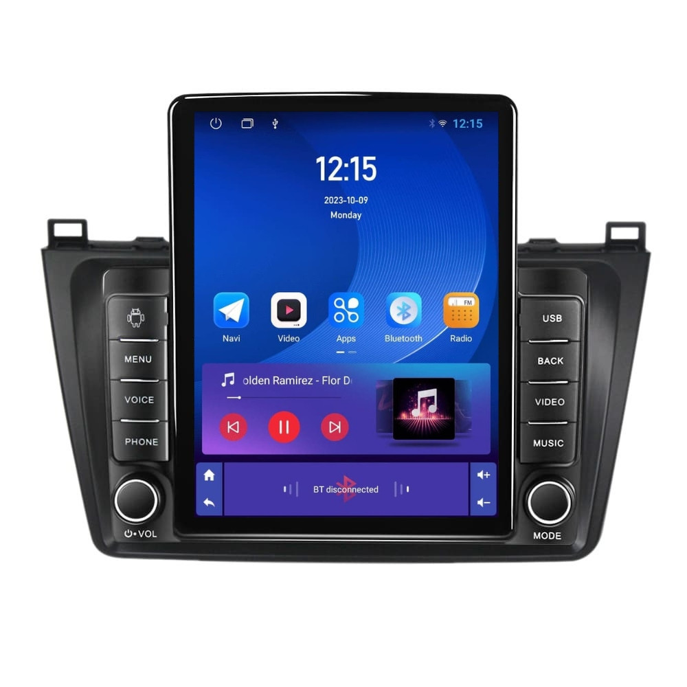 Navigatie dedicata cu Android Mazda 6 2008 - 2013, 1GB RAM, Radio GPS Dual Zone, Touchscreen IPS 9.7" HD tip Tesla, Internet Wi-Fi, Bluetooth, MirrorLink, USB, Waze