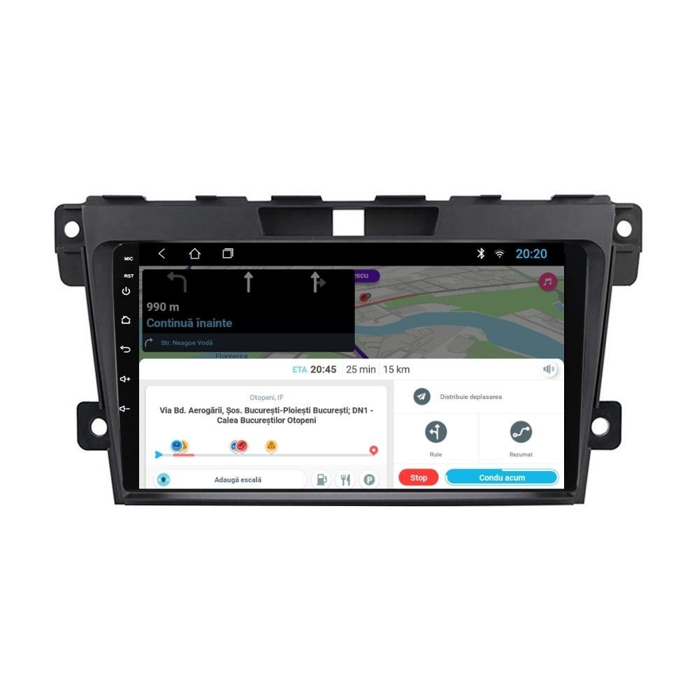Navigatie dedicata cu Android Mazda CX-7 2006 - 2015, 2GB RAM, Radio GPS Dual Zone, Display HD IPS 9" Touchscreen, Internet Wi-Fi, Bluetooth, MirrorLink, USB - Imagine 7