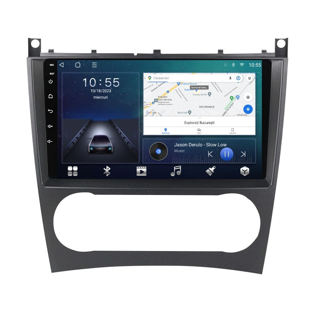 Navigatie dedicata cu Android Mercedes CLC-Class CL203 2008 - 2011, 2GB RAM, Radio GPS Dual Zone, Display HD QLED 9