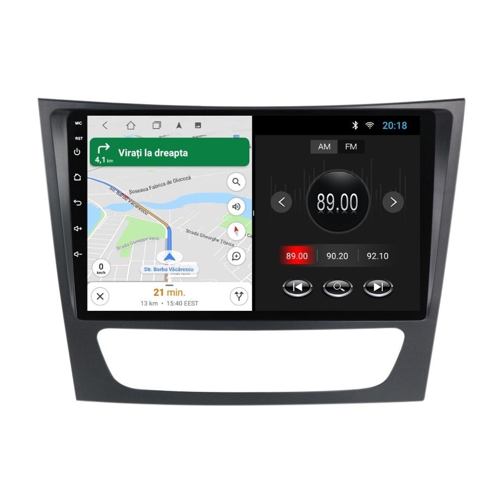Navigatie dedicata cu Android Mercedes CLS C219 2004 - 2011, 2GB RAM, Radio GPS Dual Zone, Display HD IPS 9" Touchscreen, Internet Wi-Fi, Bluetooth, MirrorLink, USB - Imagine 8