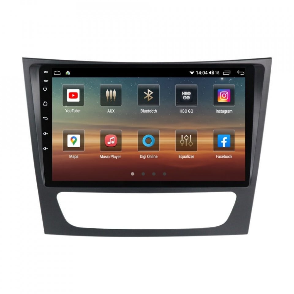 Navigatie dedicata cu Android Mercedes CLS C219 2004 - 2011, 6GB RAM, Radio GPS Dual Zone, Display HD QLED 9