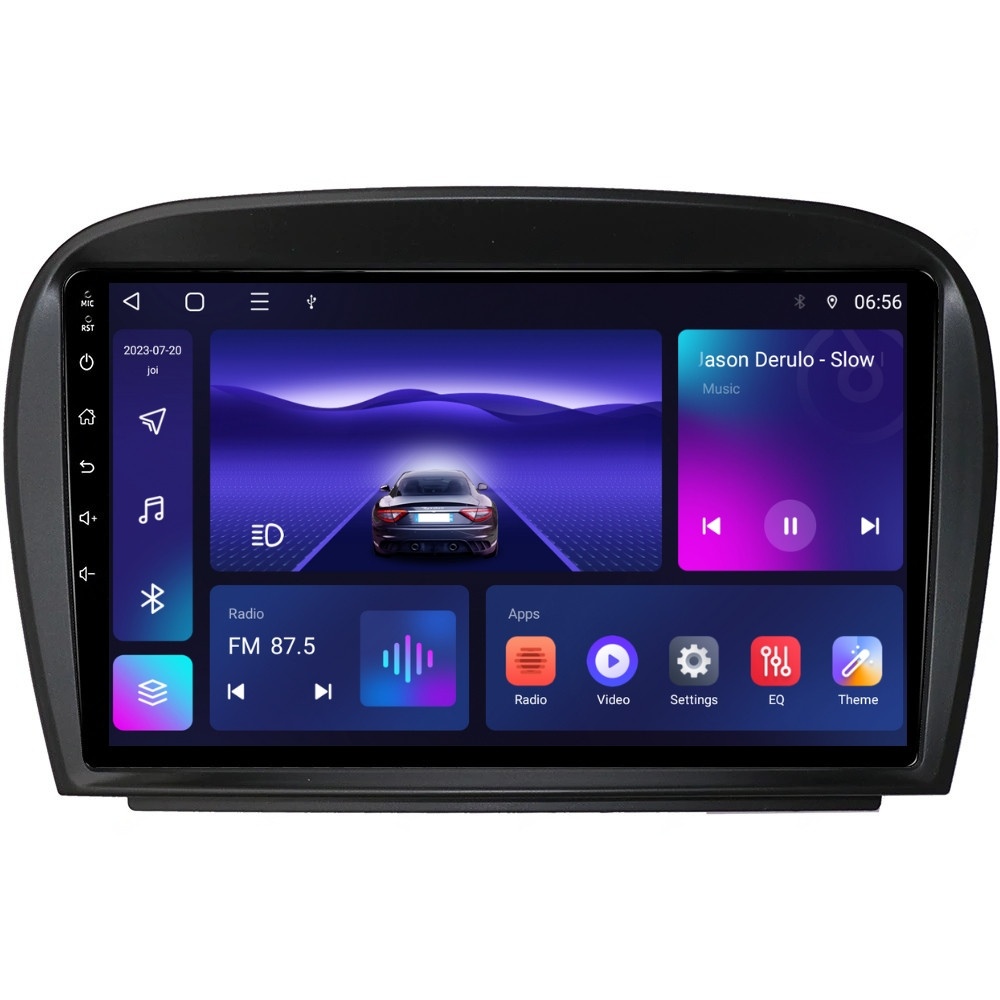 Navigatie dedicata cu Android Mercedes SL R230 2001 - 2012, 2GB RAM, Radio GPS Dual Zone, Display HD QLED 9