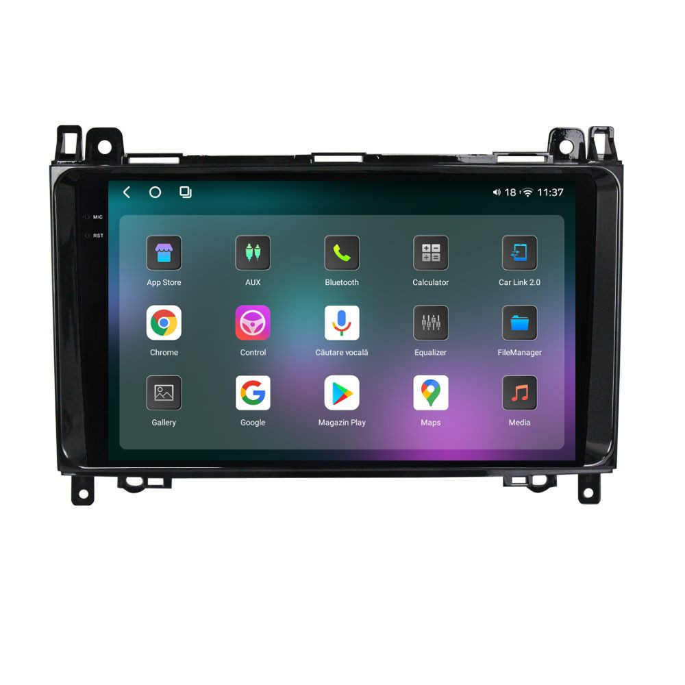 Navigatie dedicata cu Android Mercedes Sprinter 2006 - 2018, 12GB RAM, Radio GPS Dual Zone, Display 2K QLED 9.5