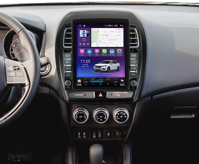 Navigatie dedicata cu Android Mitsubishi ASX 2016 - 2019, 8GB RAM, Radio GPS Dual Zone, Touchscreen IPS 9.7