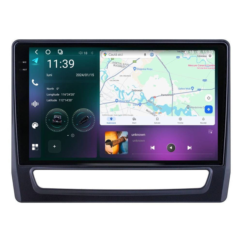 Navigatie dedicata cu Android Mitsubishi ASX dupa 2019, 12GB RAM, Radio GPS Dual Zone, Display 2K QLED 10.36