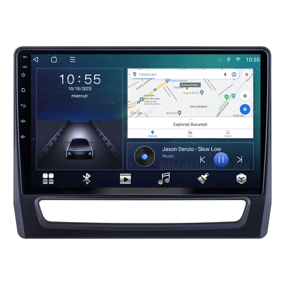 Navigatie dedicata cu Android Mitsubishi ASX dupa 2019, 2GB RAM, Radio GPS Dual Zone, Display HD QLED 10