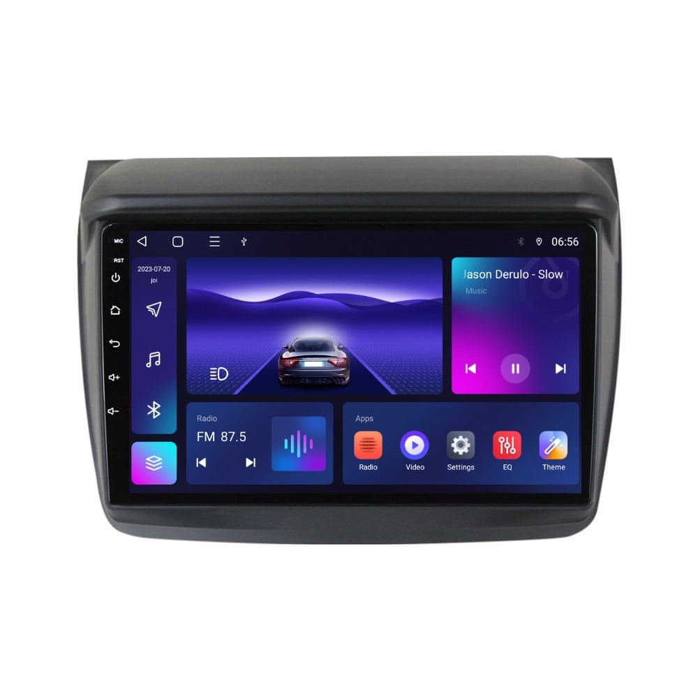 Navigatie dedicata cu Android Mitsubishi L200 2005 - 2015, 3GB RAM, Radio GPS Dual Zone, Display HD QLED 9