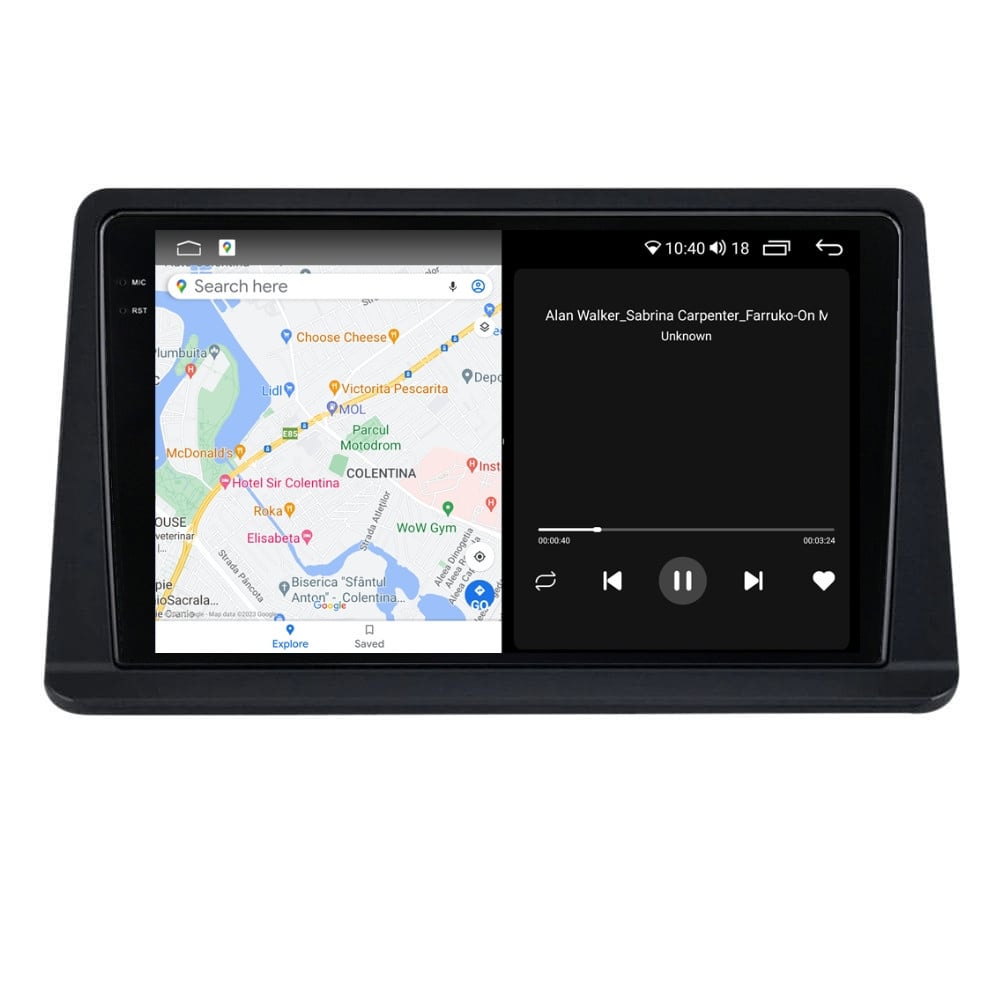 Navigatie dedicata cu Android Mitsubishi Pajero II 1990 - 2001, 4GB RAM, Radio GPS Dual Zone, Display 2K QLED 9.5