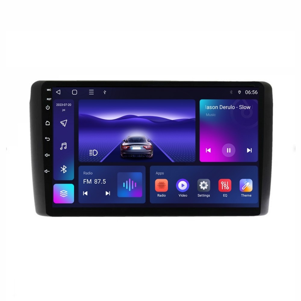 Navigatie dedicata cu Android Nissan Leaf I 2010 - 2017, 3GB RAM, Radio GPS Dual Zone, Display HD QLED 9