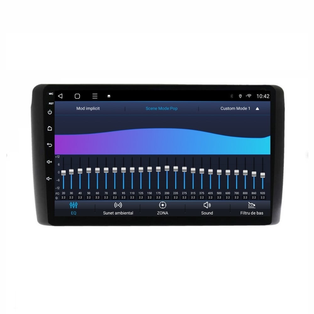 Navigatie dedicata cu Android Nissan Leaf I 2010 - 2017, 3GB RAM, Radio GPS Dual Zone, Display HD QLED 9