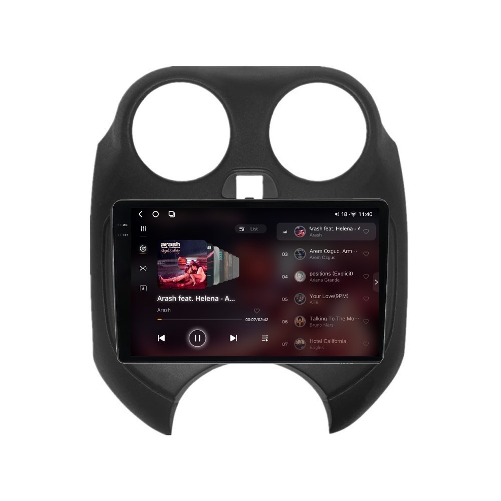 Navigatie dedicata cu Android Nissan Micra IV 2010 - 2013, 12GB RAM, Radio GPS Dual Zone, Display 2K QLED 9.5