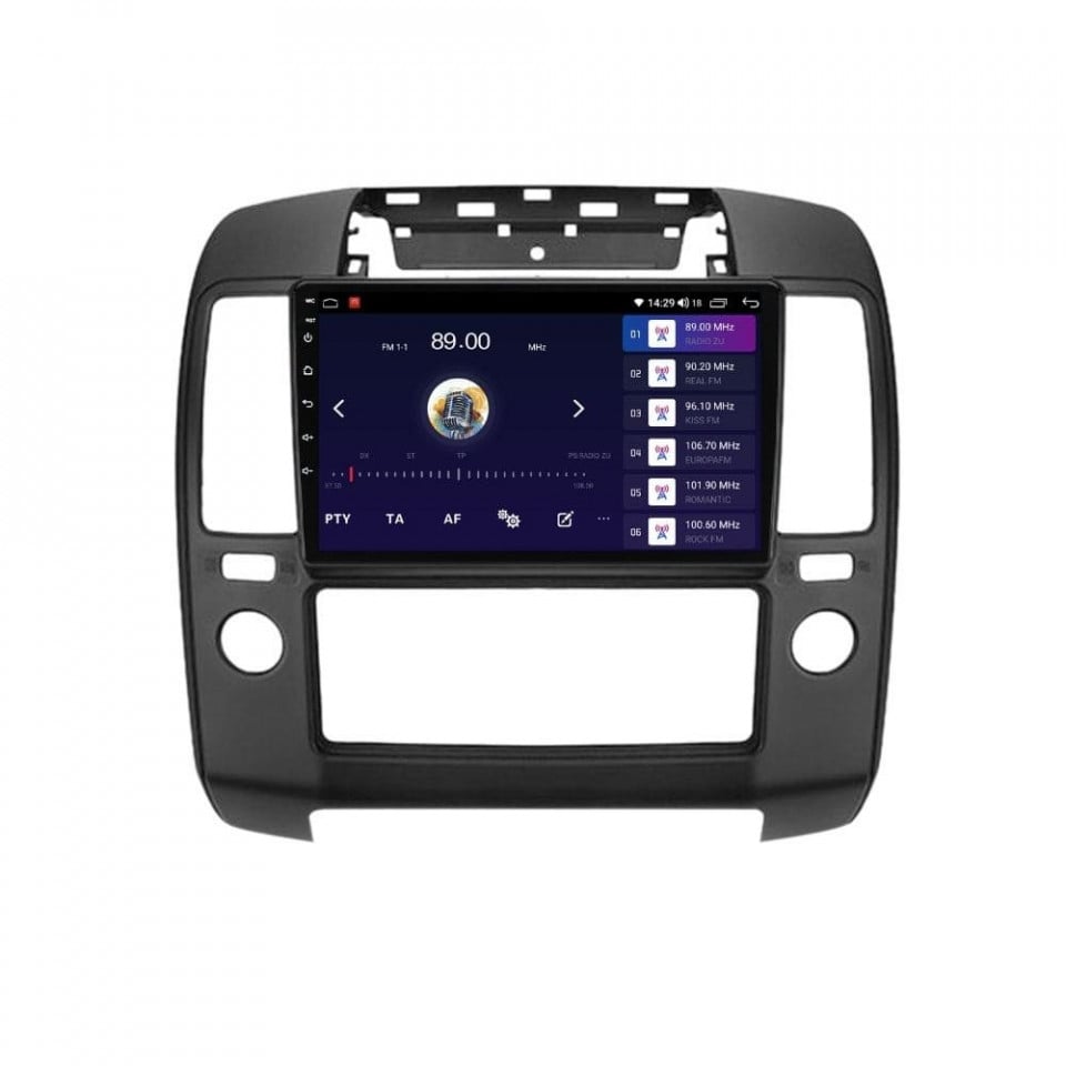 Navigatie dedicata cu Android Nissan Navara D40 2004 - 2014, 8GB RAM, Radio GPS Dual Zone, Display HD QLED 9