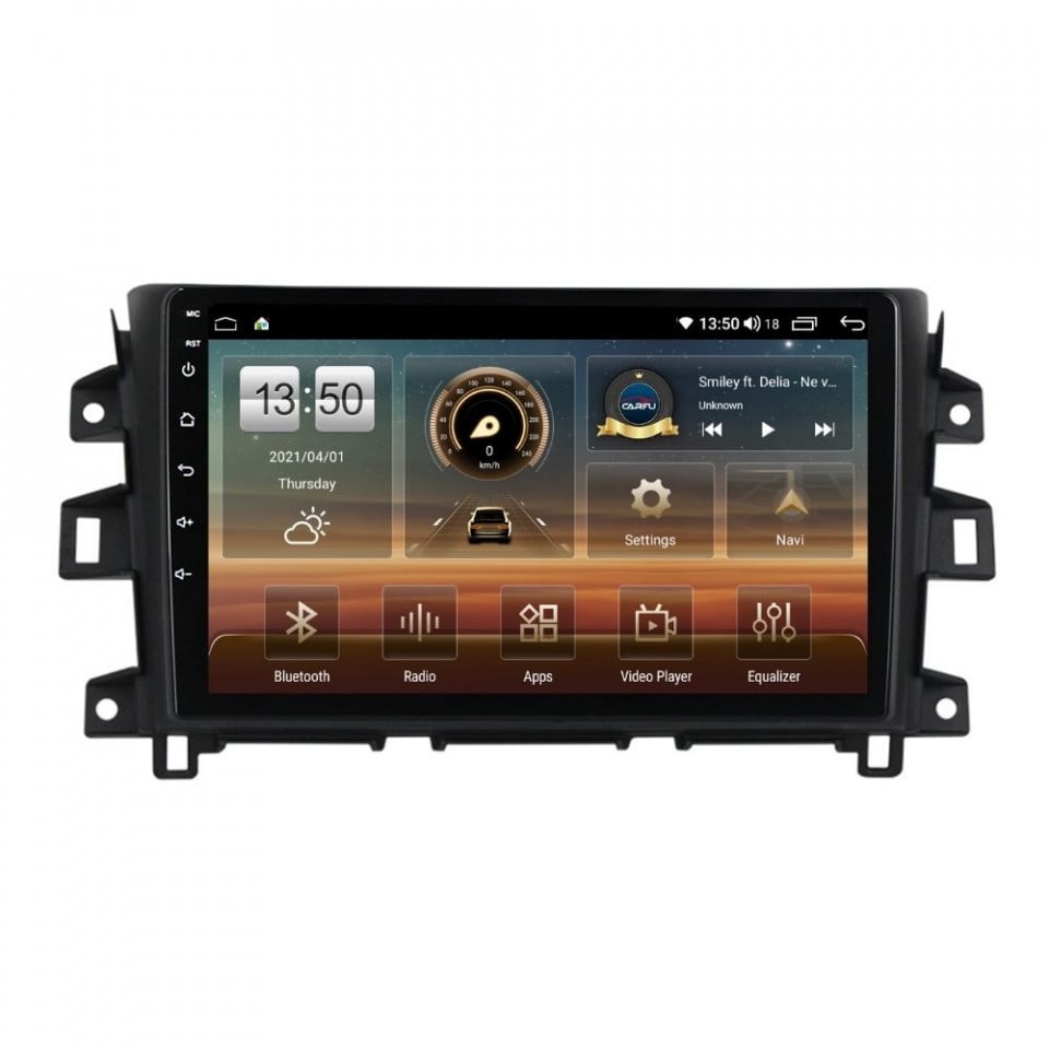 Navigatie dedicata cu Android Nissan Navara / NP300 D23 dupa 2014, 4GB RAM, Radio GPS Dual Zone, Display HD QLED 9