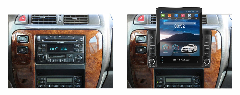 Navigatie dedicata cu Android Nissan Patrol GR V 1997 - 2010, 2GB RAM, Radio GPS Dual Zone, Touchscreen IPS 9.7