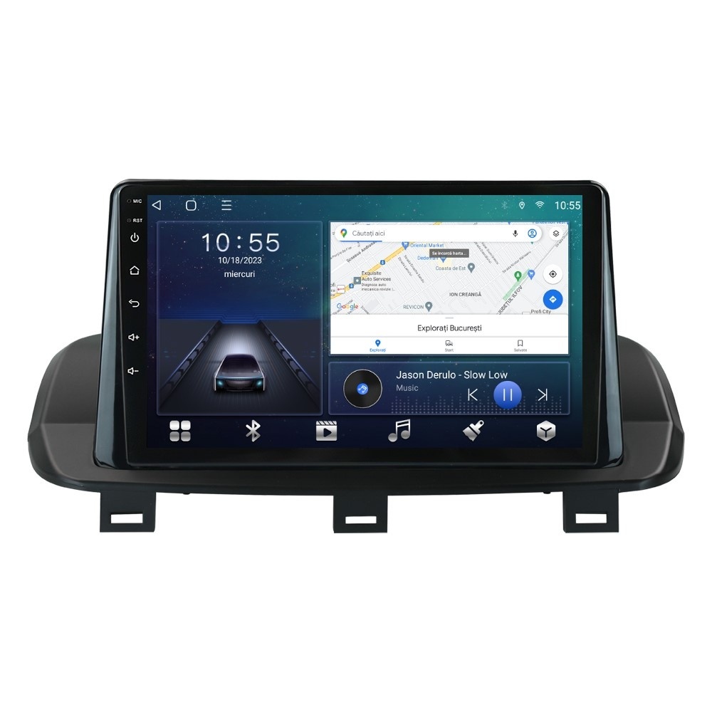 Navigatie dedicata cu Android Nissan Qashqai III dupa 2021, 3GB RAM, Radio GPS Dual Zone, Display HD QLED 10