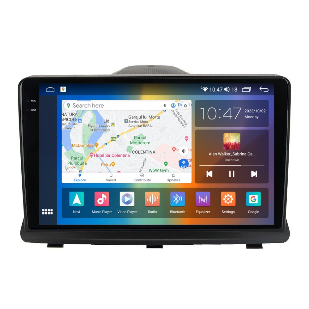 Navigatie dedicata cu Android Opel Antara 2006 - 2017, 4GB RAM, Radio GPS Dual Zone, Display 2K QLED 9.5