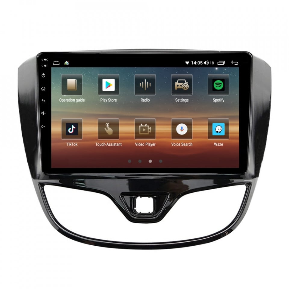 Navigatie dedicata cu Android Opel Karl 2015 - 2019, 8GB RAM, Radio GPS Dual Zone, Display HD QLED 9