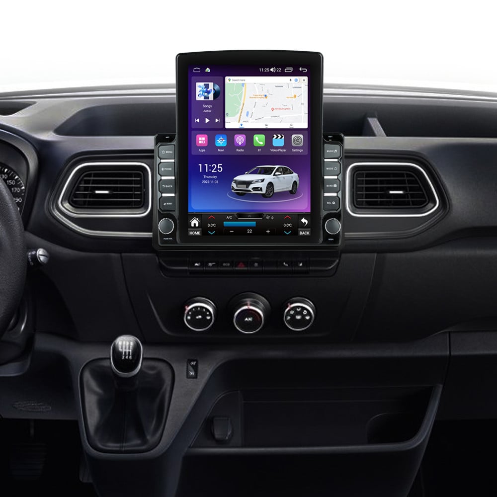 Navigatie dedicata cu Android Opel Movano B 2020 - 2022, 4GB RAM, Radio GPS Dual Zone, Touchscreen IPS 9.7