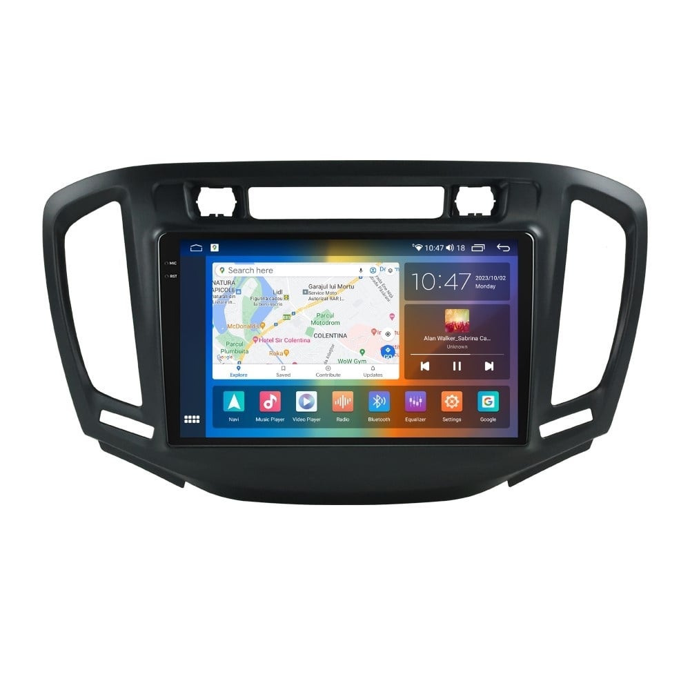 Navigatie dedicata cu Android Opel Zafira Tourer C 2016 - 2019, 8GB RAM, Radio GPS Dual Zone, Display 2K QLED 9.5