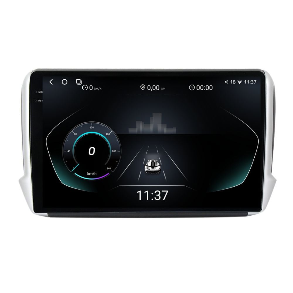 Navigatie dedicata cu Android Peugeot 2008 I 2013 - 2019, 12GB RAM, Radio GPS Dual Zone, Display 2K QLED 10.36