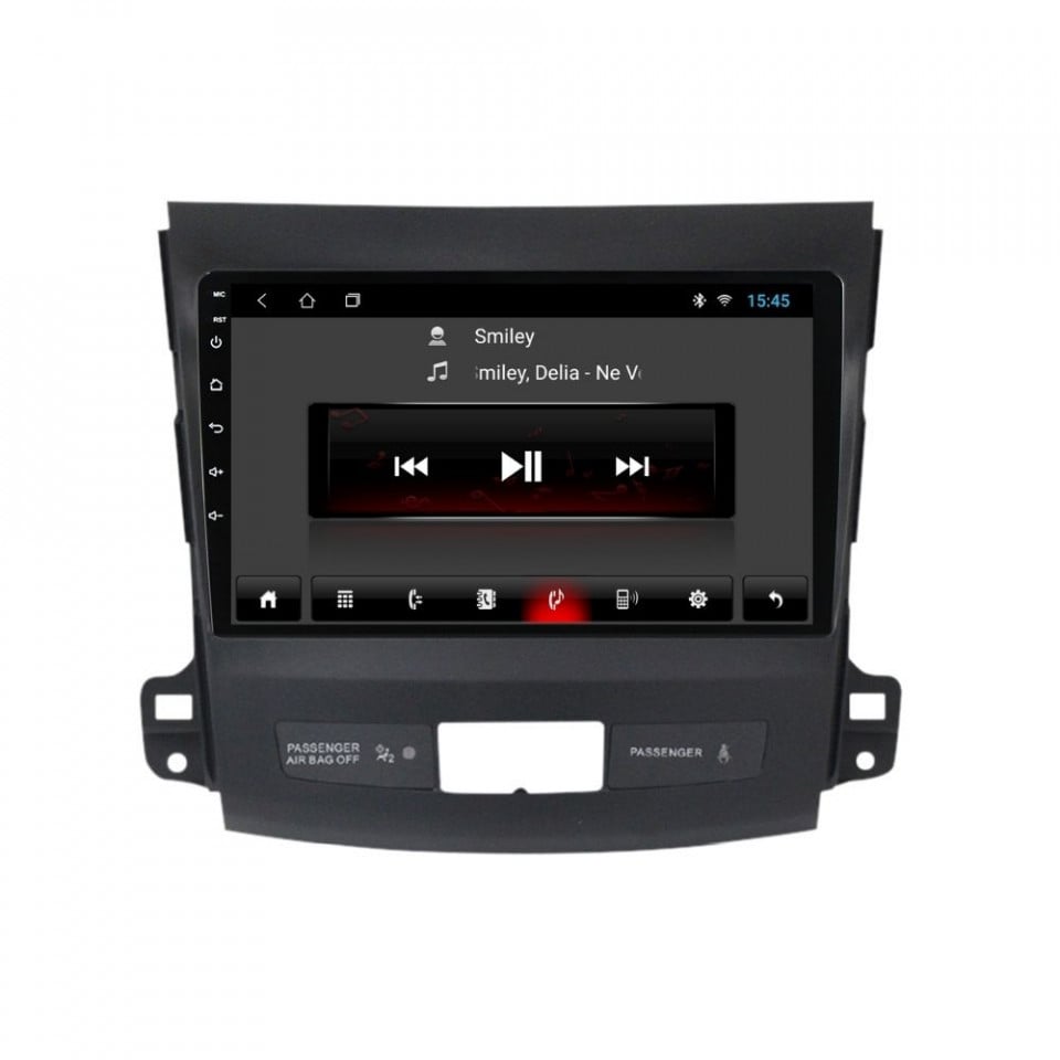 Navigatie dedicata cu Android Peugeot 4007 2007 - 2013, 1GB RAM, Radio GPS Dual Zone, Display HD IPS 9