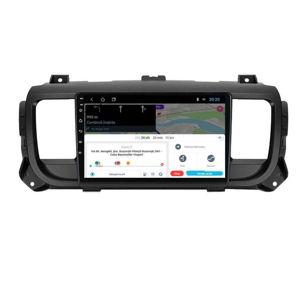 Navigatie dedicata cu Android Peugeot Traveller 2016 - 2024, 2GB RAM, Radio GPS Dual Zone, Display HD IPS 9" Touchscreen, Internet Wi-Fi, Bluetooth, MirrorLink, USB - Imagine 8
