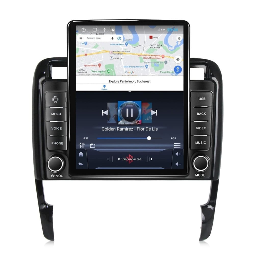 Navigatie dedicata cu Android Porsche Cayenne 2002 - 2010, 2GB RAM, Radio GPS Dual Zone, Touchscreen IPS 9.7