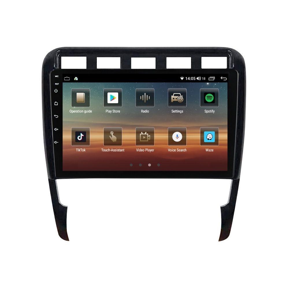 Navigatie dedicata cu Android Porsche Cayenne 2002 - 2010, 4GB RAM, Radio GPS Dual Zone, Display HD QLED 9" Touchscreen, Internet Wi-Fi si slot SIM 4G, Bluetooth, MirrorLink, USB - Imagine 3