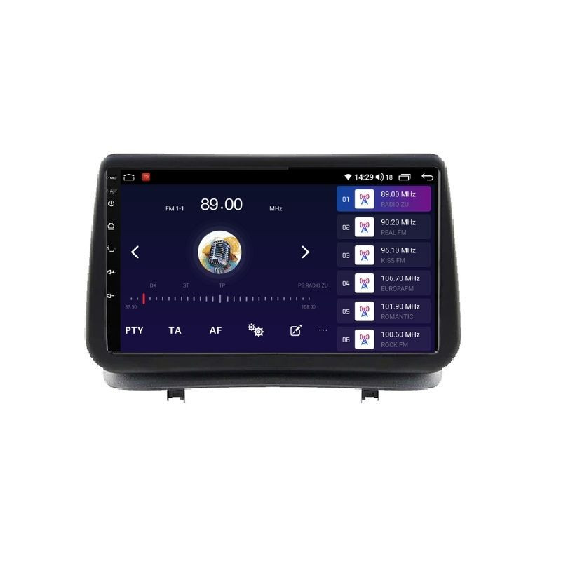 Navigatie dedicata cu Android Renault Clio III 2005 - 2012, 6GB RAM, Radio GPS Dual Zone, Display HD QLED 9