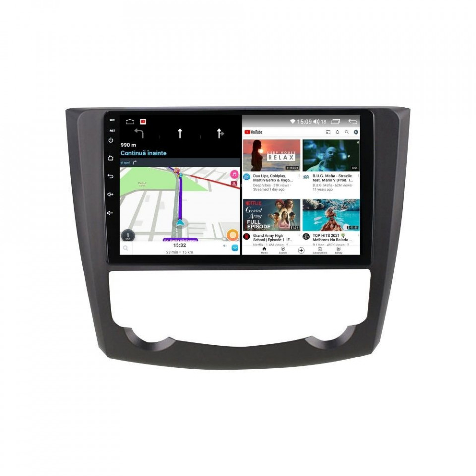 Navigatie dedicata cu Android Renault Kadjar 2015 - 2018, 6GB RAM, Radio GPS Dual Zone, Display HD QLED 9" Touchscreen, Internet Wi-Fi si slot SIM 4G, Bluetooth, MirrorLink, USB - Imagine 7