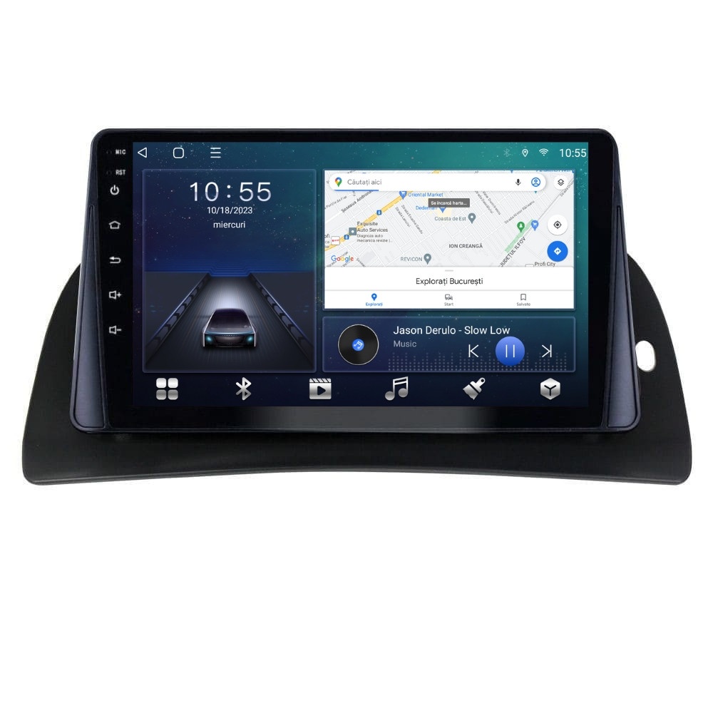 Navigatie dedicata cu Android Renault Kangoo II 2008 - 2021, 2GB RAM, Radio GPS Dual Zone, Display HD QLED 9