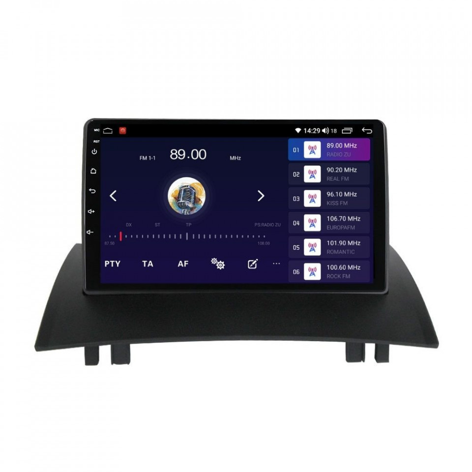 Navigatie dedicata cu Android Renault Megane II 2001 - 2009, 8GB RAM, Radio GPS Dual Zone, Display HD QLED 9