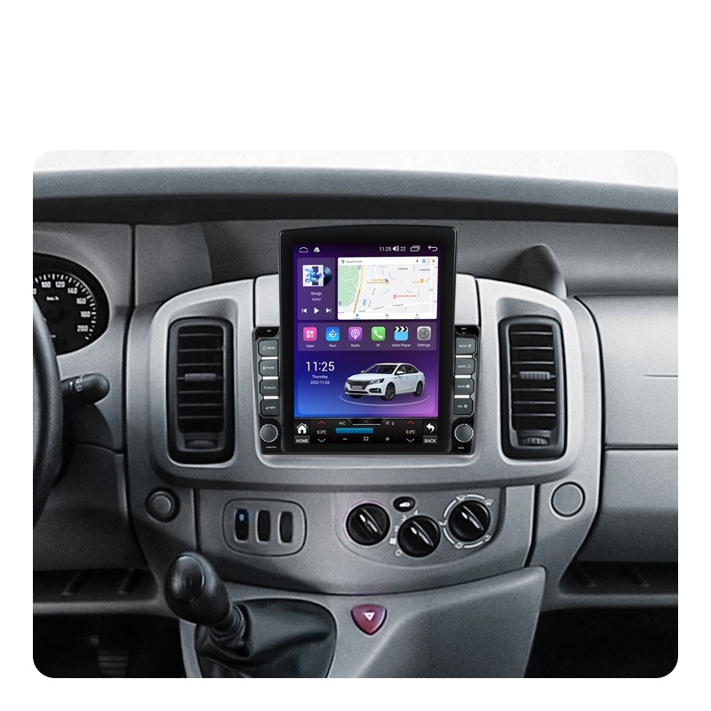 Navigatie dedicata cu Android Renault Trafic II 2001 - 2010, 4GB RAM, Radio GPS Dual Zone, Touchscreen IPS 9.7