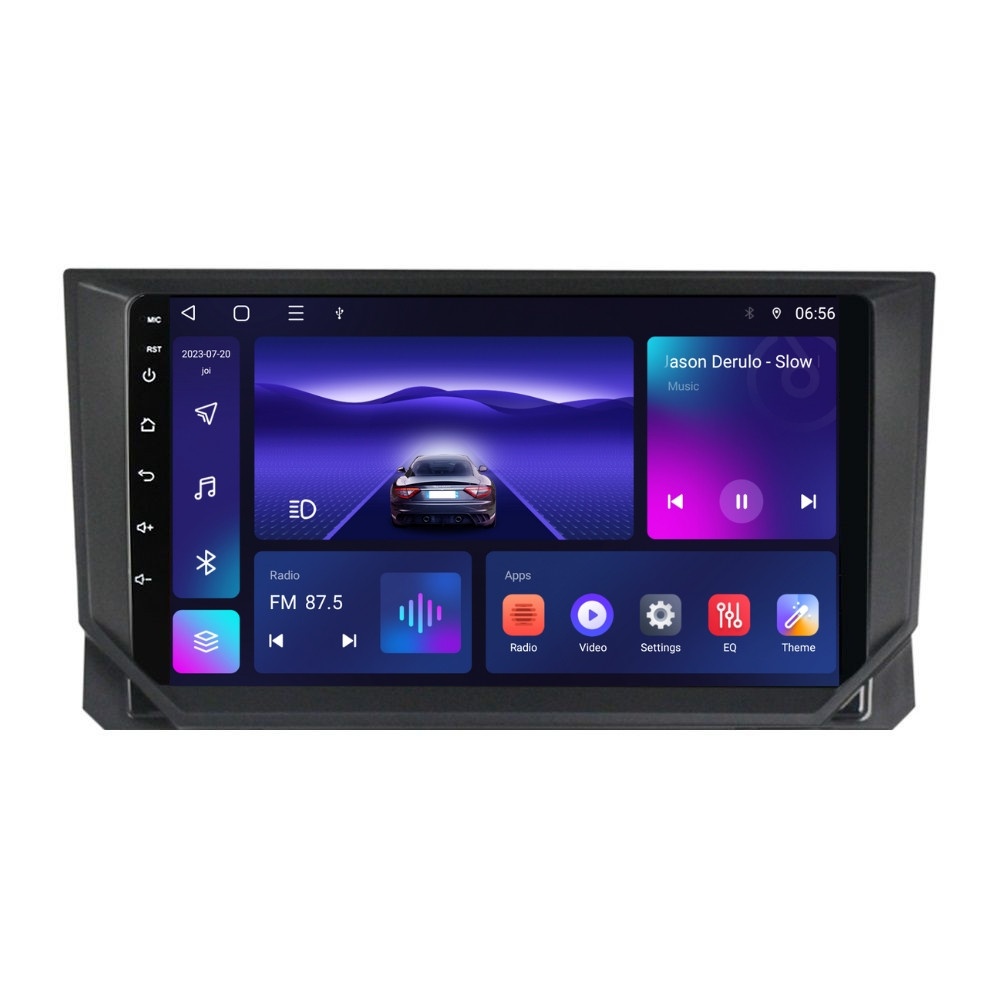 Navigatie dedicata cu Android Seat Arona 2017 - 2021, 4GB RAM, Radio GPS Dual Zone, Display HD IPS 9