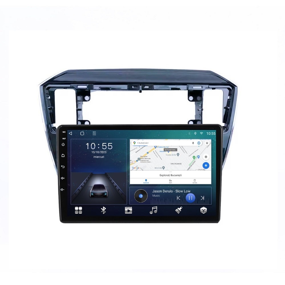 Navigatie dedicata cu Android Skoda Citigo 2020 - 2021, 2GB RAM, Radio GPS Dual Zone, Display HD QLED 9