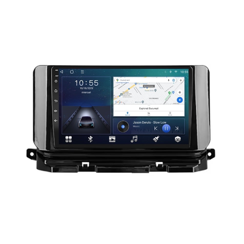 Navigatie dedicata cu Android Skoda Octavia IV dupa 2019, 2GB RAM, Radio GPS Dual Zone, Display HD QLED 10